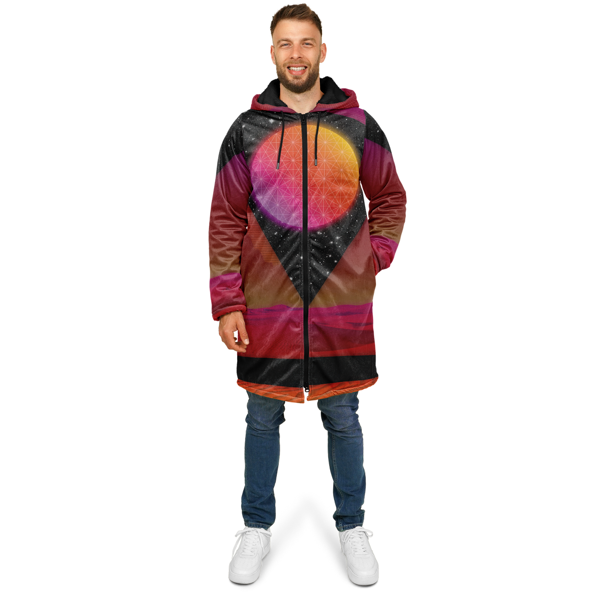 Desert Continuum Zip Up Cloak