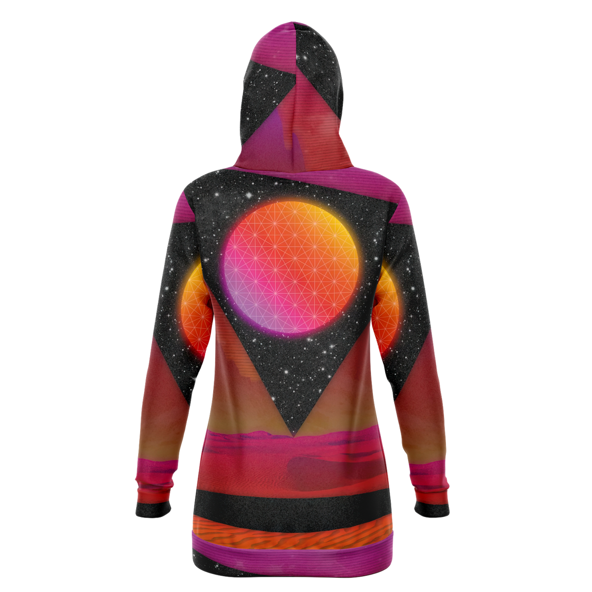 Desert Continuum Hoodie Dress