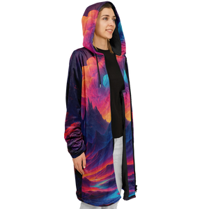 Spectral Heights Zip Up Cloak (Black Fur)