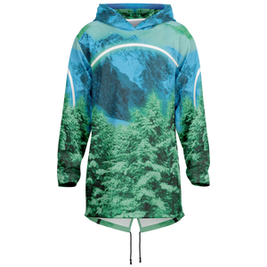Minty Wonderland Longline Hoodie