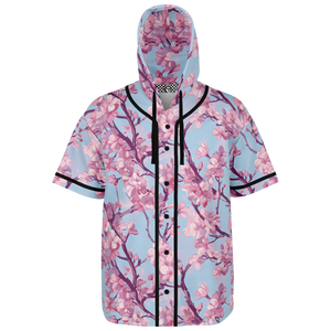 Cherry Blossom Hooded Jersey