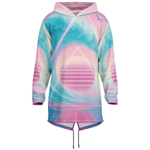 Grid Tide Longline Hoodie