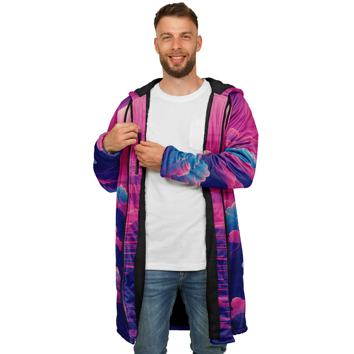 Duskwave Zip Up Cloak
