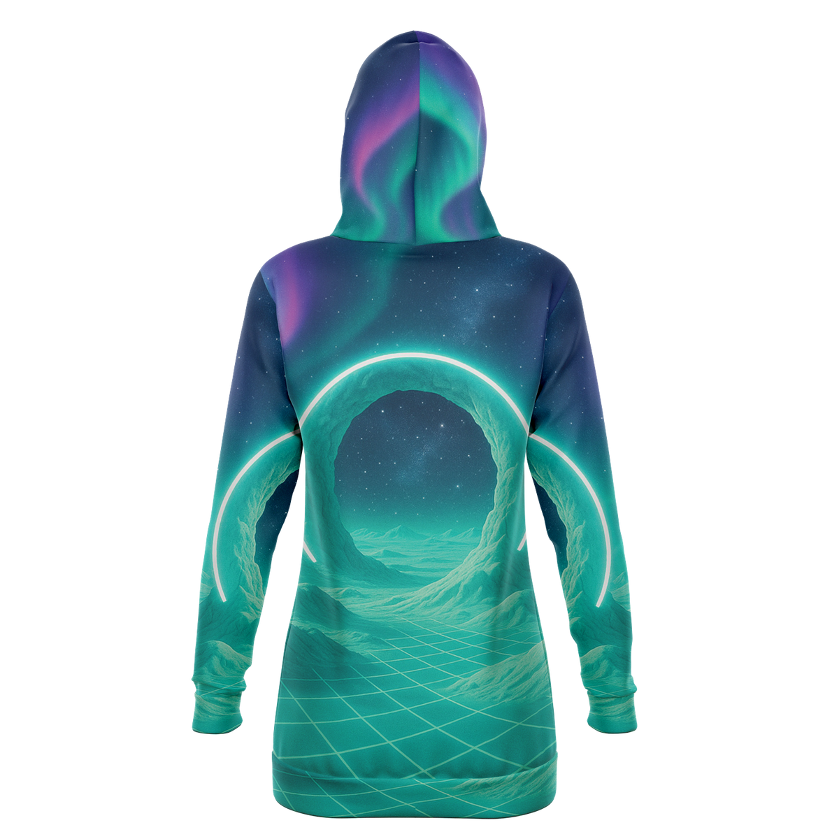 Astral Gateway Hoodie Dress