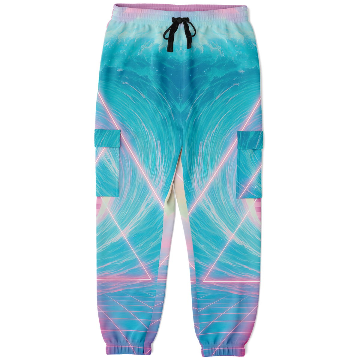 Grid Tide Cargo Joggers