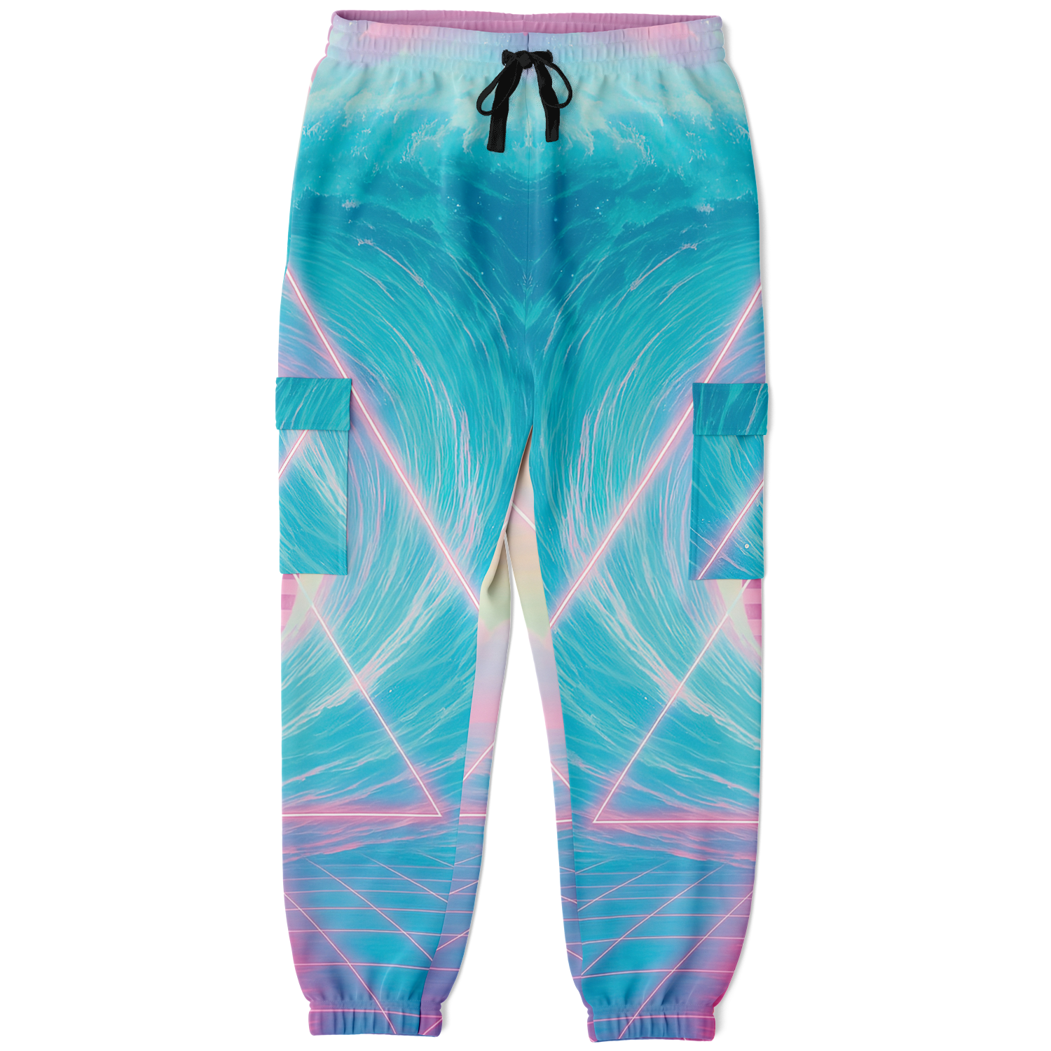 Grid Tide Cargo Joggers