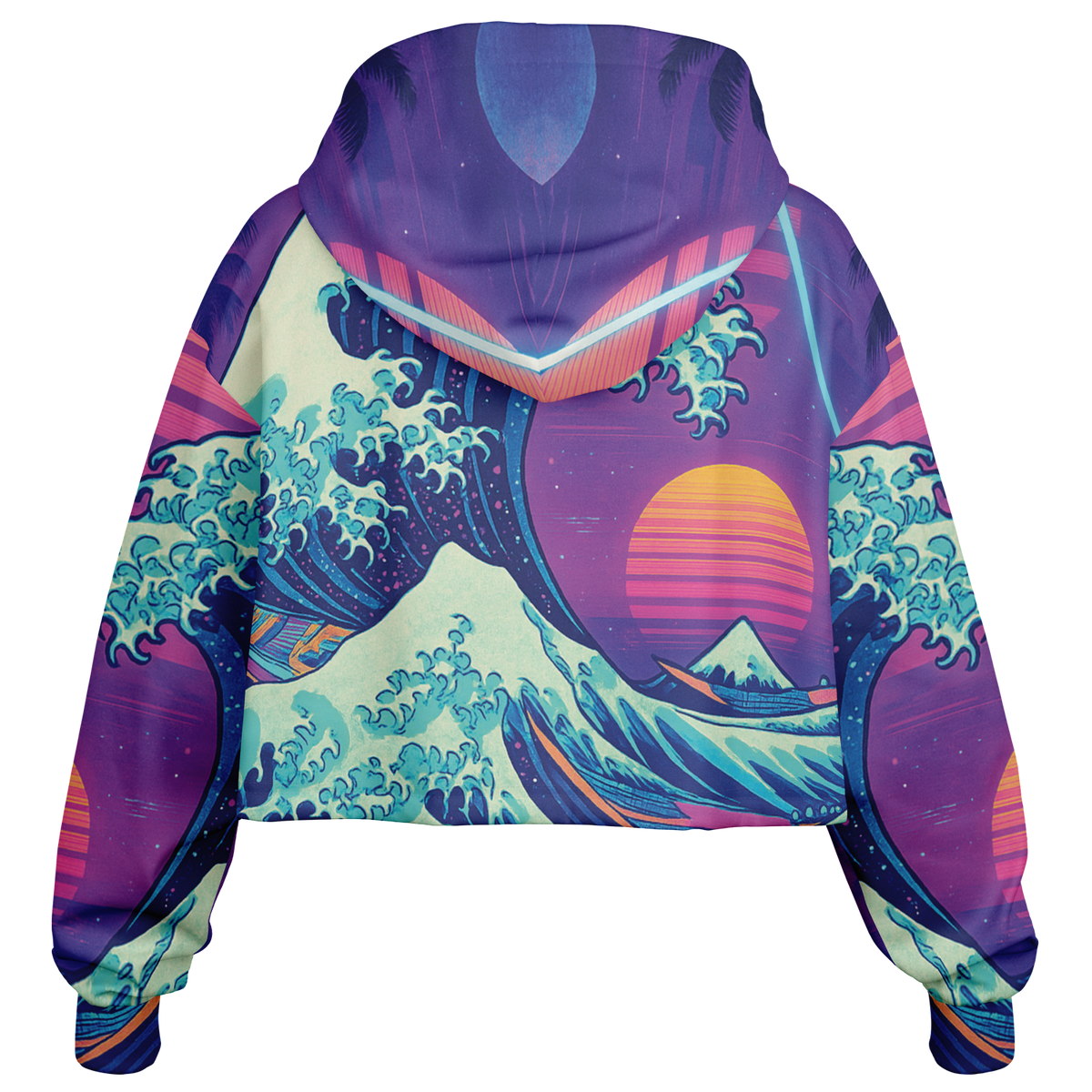 Neonami Cropped Hoodie