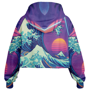 Neonami Cropped Hoodie