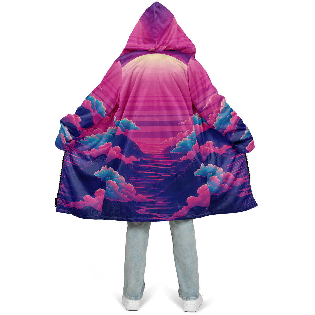 Duskwave Zip Up Cloak