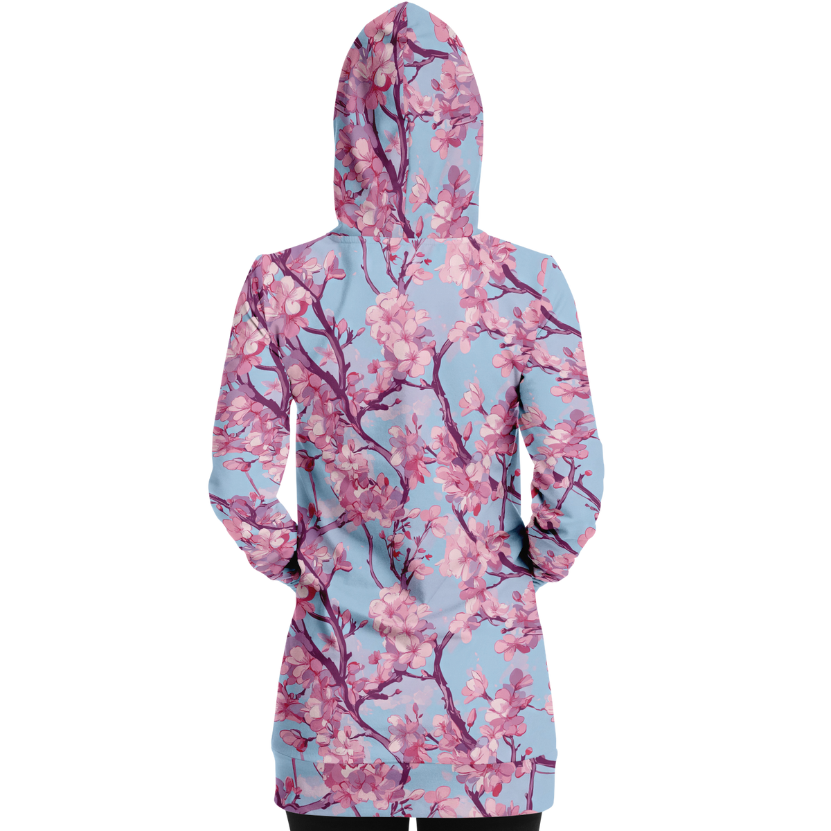 Cherry Blossom Hoodie Dress