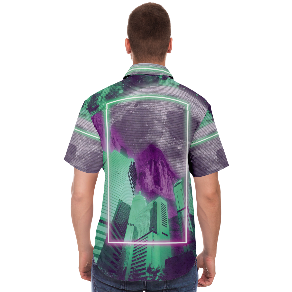 City of Radiance Button Down Shirt