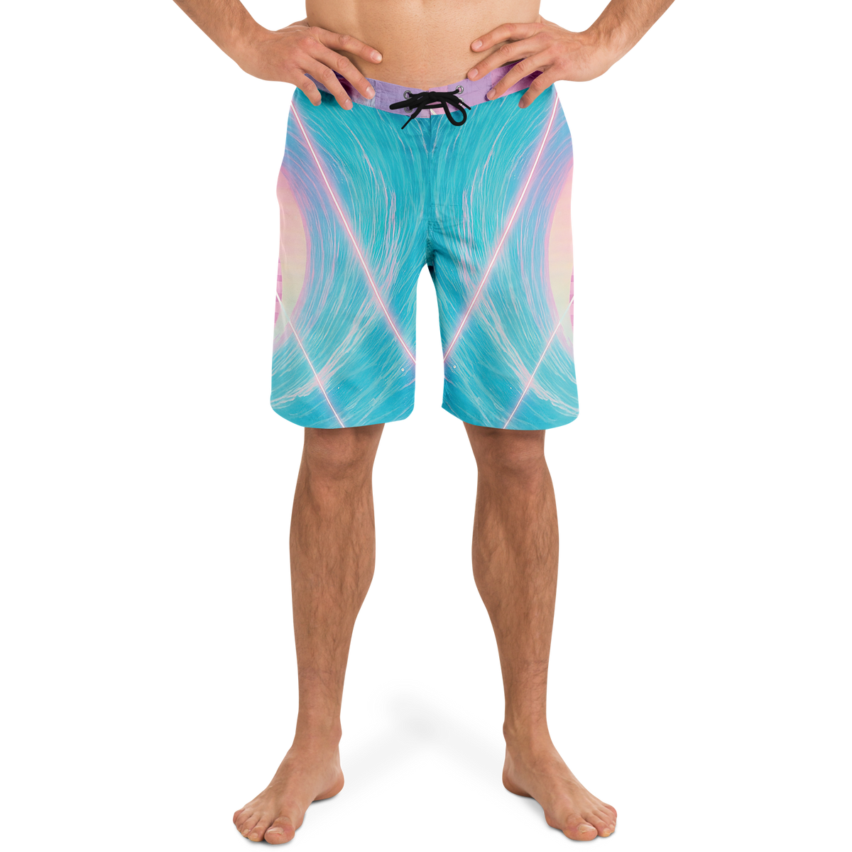 Grid Tide Board Shorts
