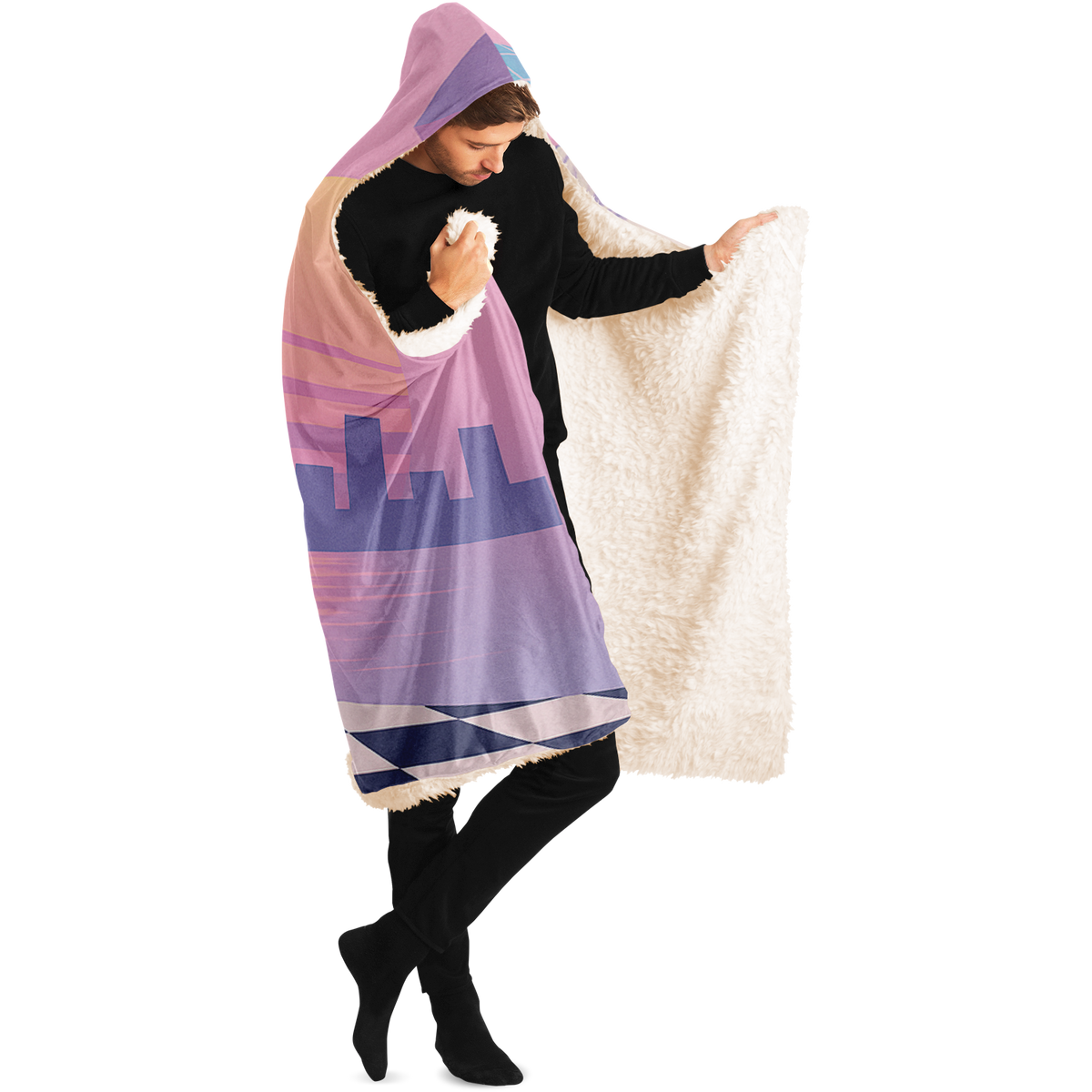 Corinthian Hooded Blanket