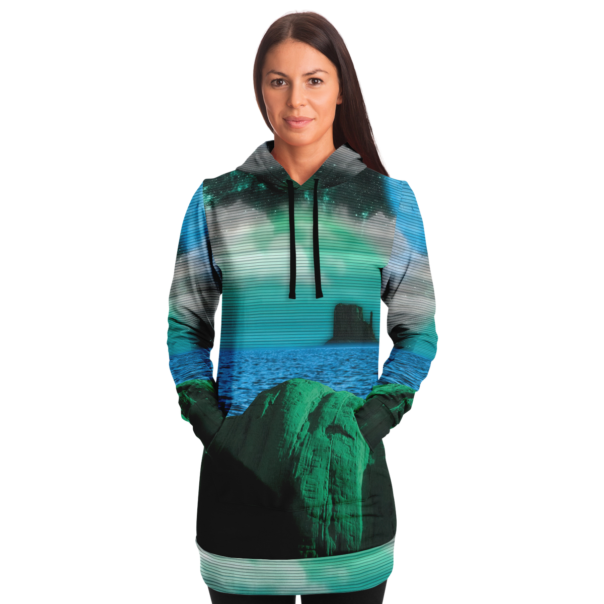 Emerald Canyon Hoodie Dress