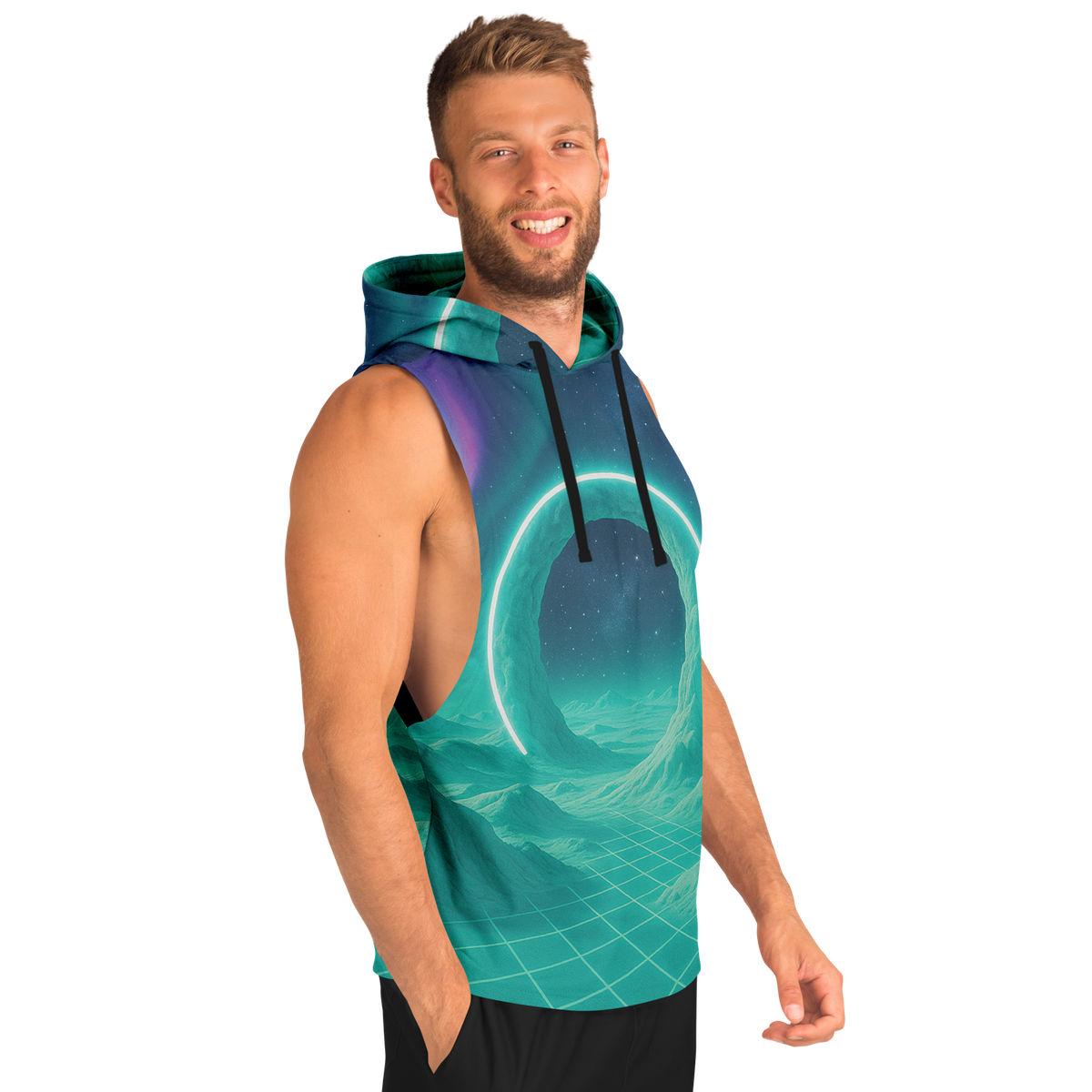 Astral Gateway Sleeveless Hoodie