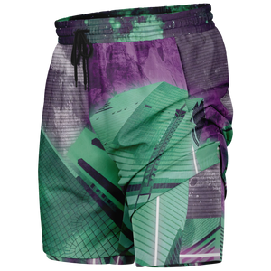 City of Radiance Men's 2 in 1 Shorts