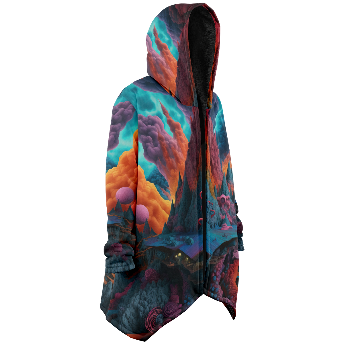 Surreal Summit Cloak (Black Fur)