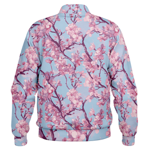 Cherry Blossom Varsity Jacket