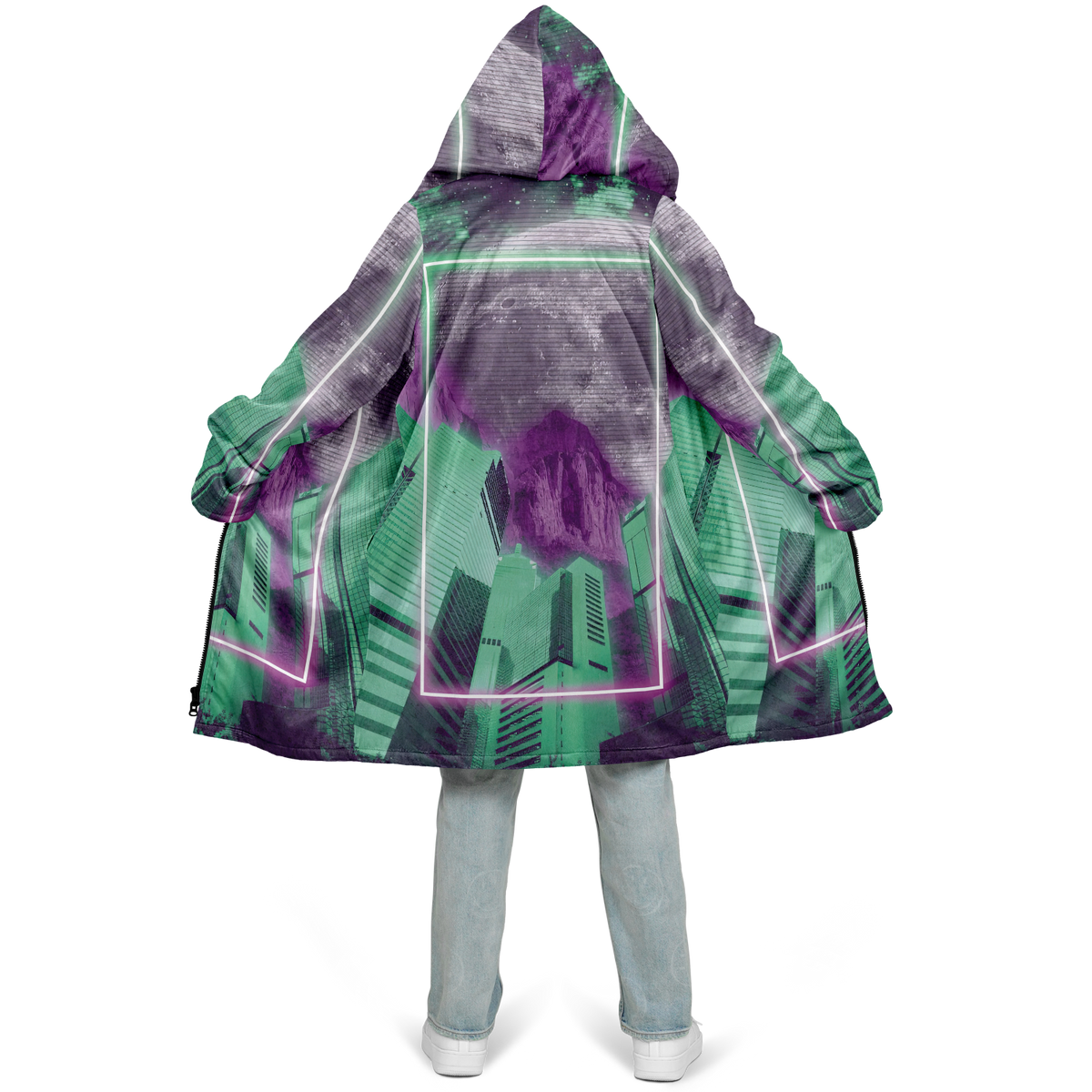 City of Radiance Zip Up Cloak