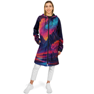 Spectral Heights Zip Up Cloak (Black Fur)
