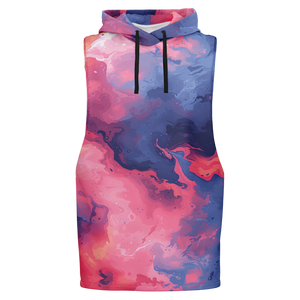 Quantum Tides Sleeveless Hoodie