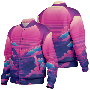 Duskwave Varsity Jacket