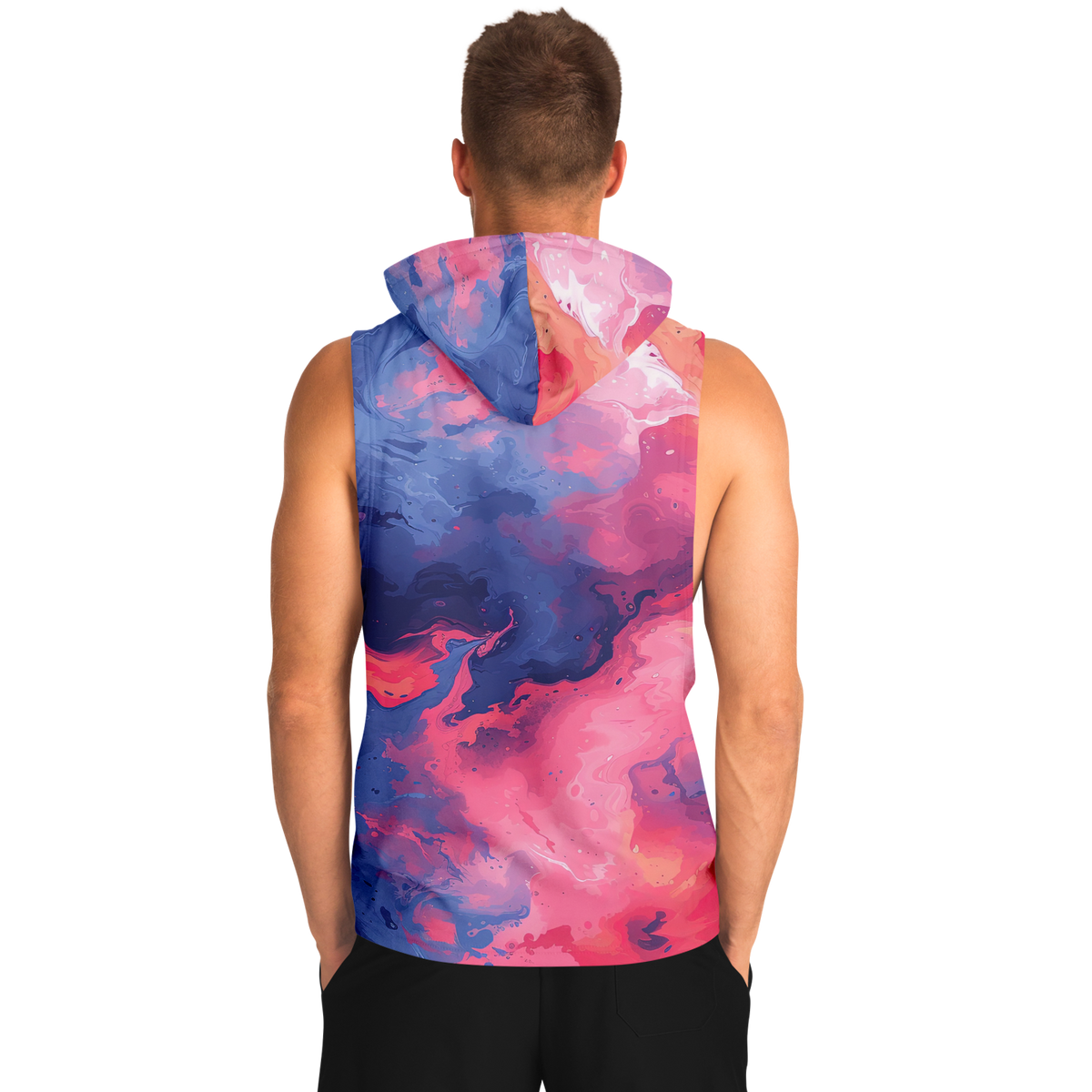 Quantum Tides Sleeveless Hoodie