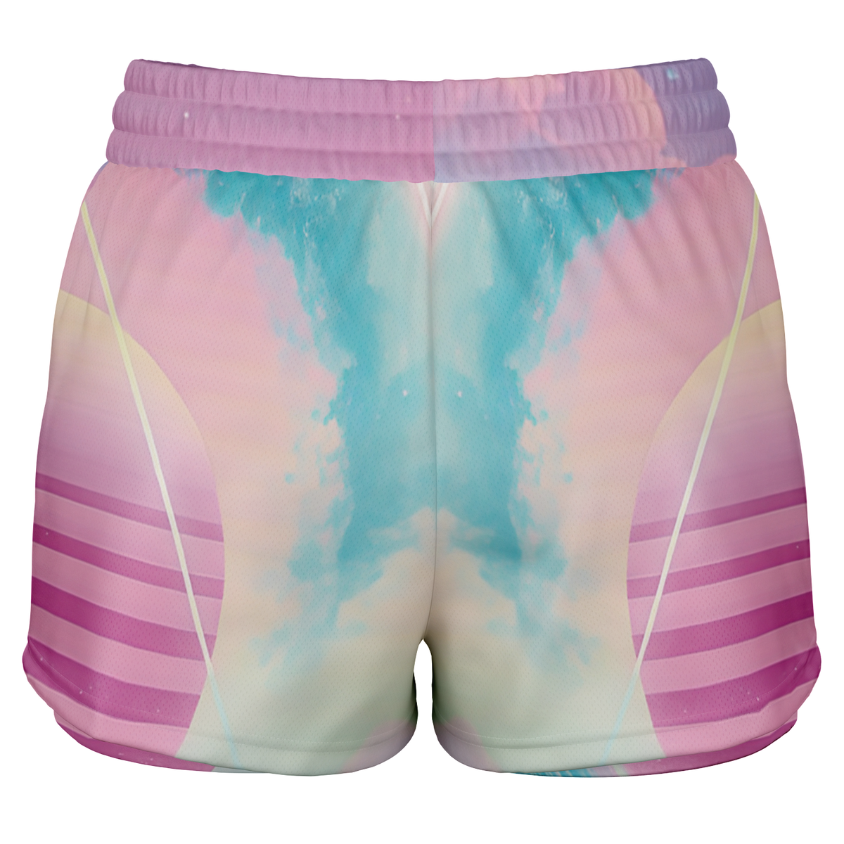Grid Tide Women's 2-in-1 Shorts