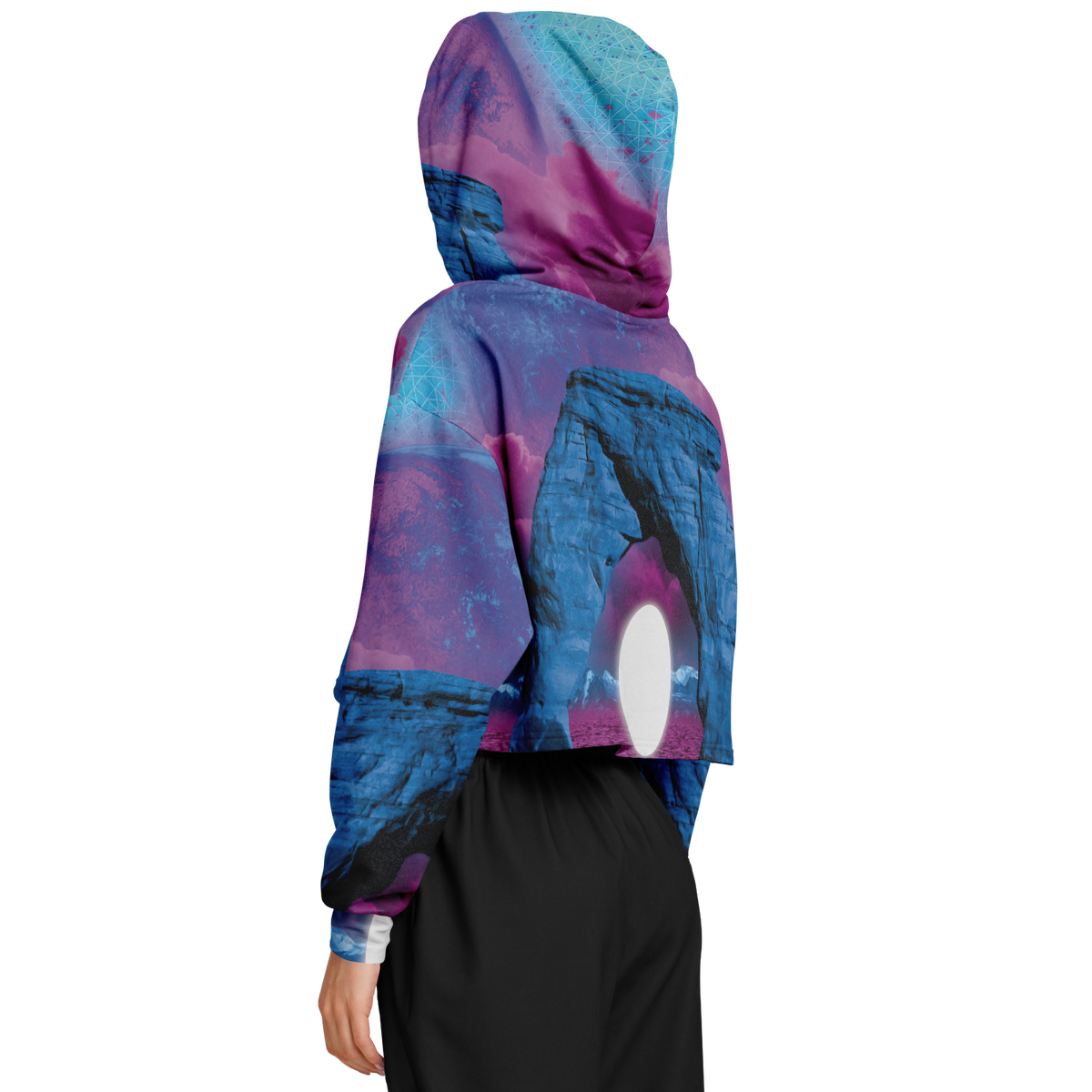 The Visitor Cropped Hoodie