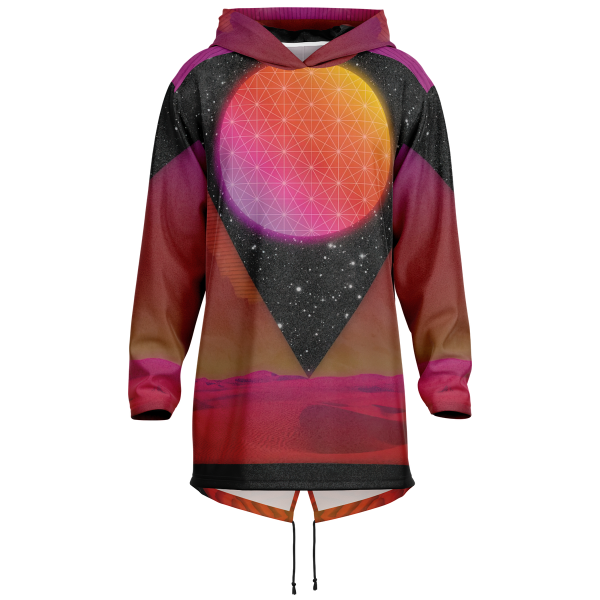 Desert Continuum Longline Hoodie