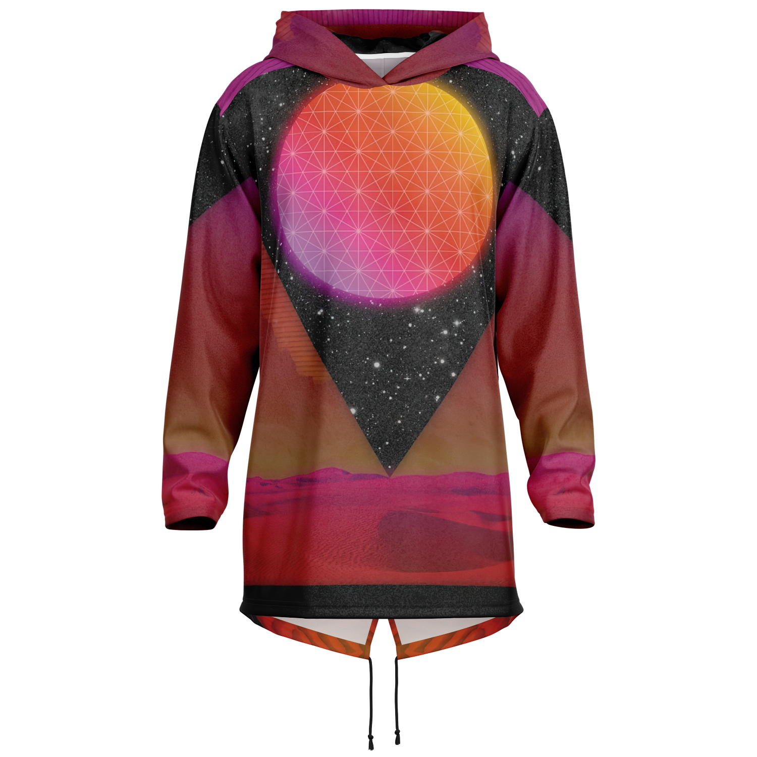 Desert Continuum Longline Hoodie