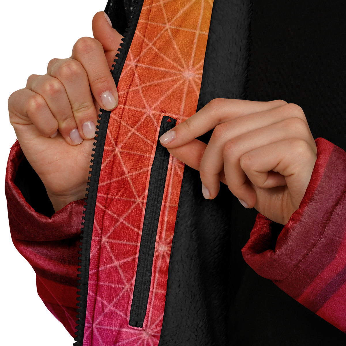 Desert Continuum Zip Up Cloak