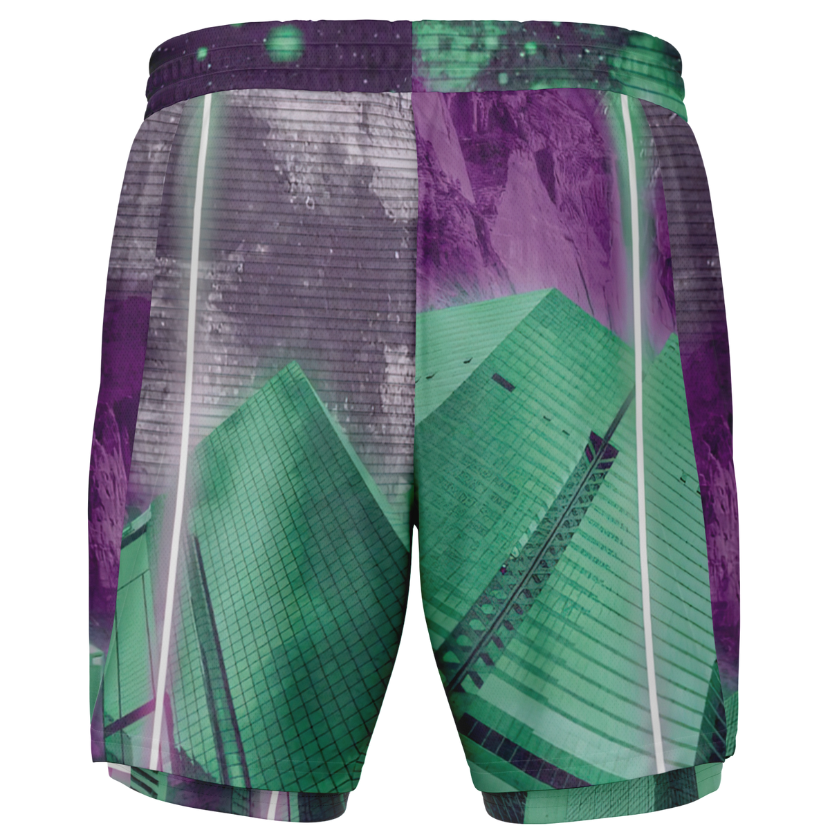 City of Radiance Men's 2 in 1 Shorts