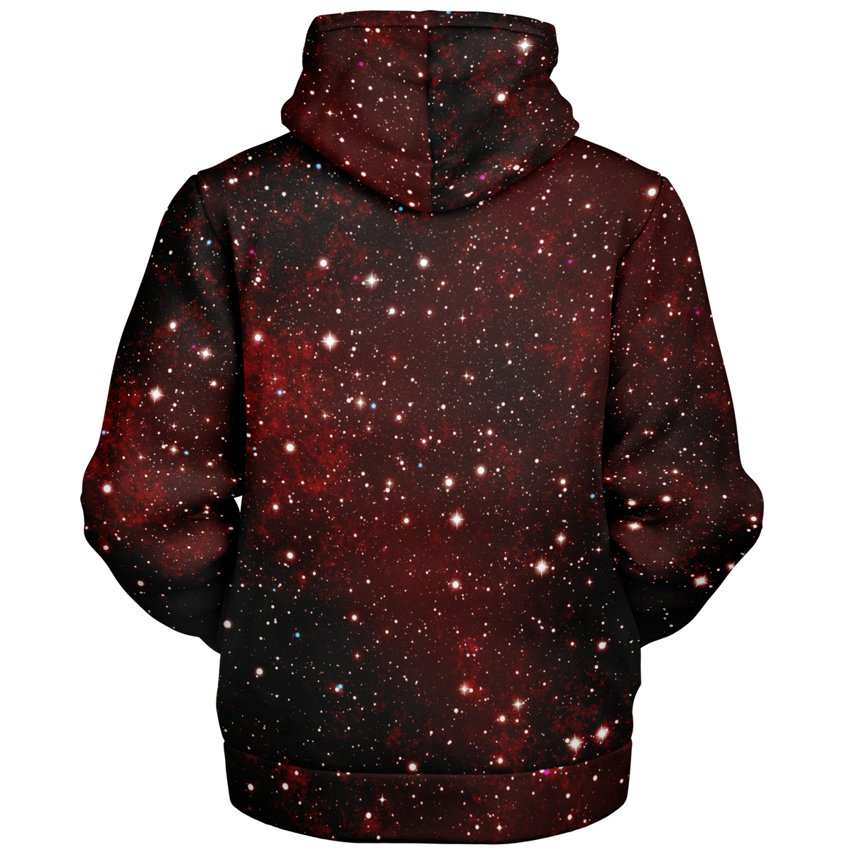 Crimson Space Sherpa Hoodie (Black Fur)