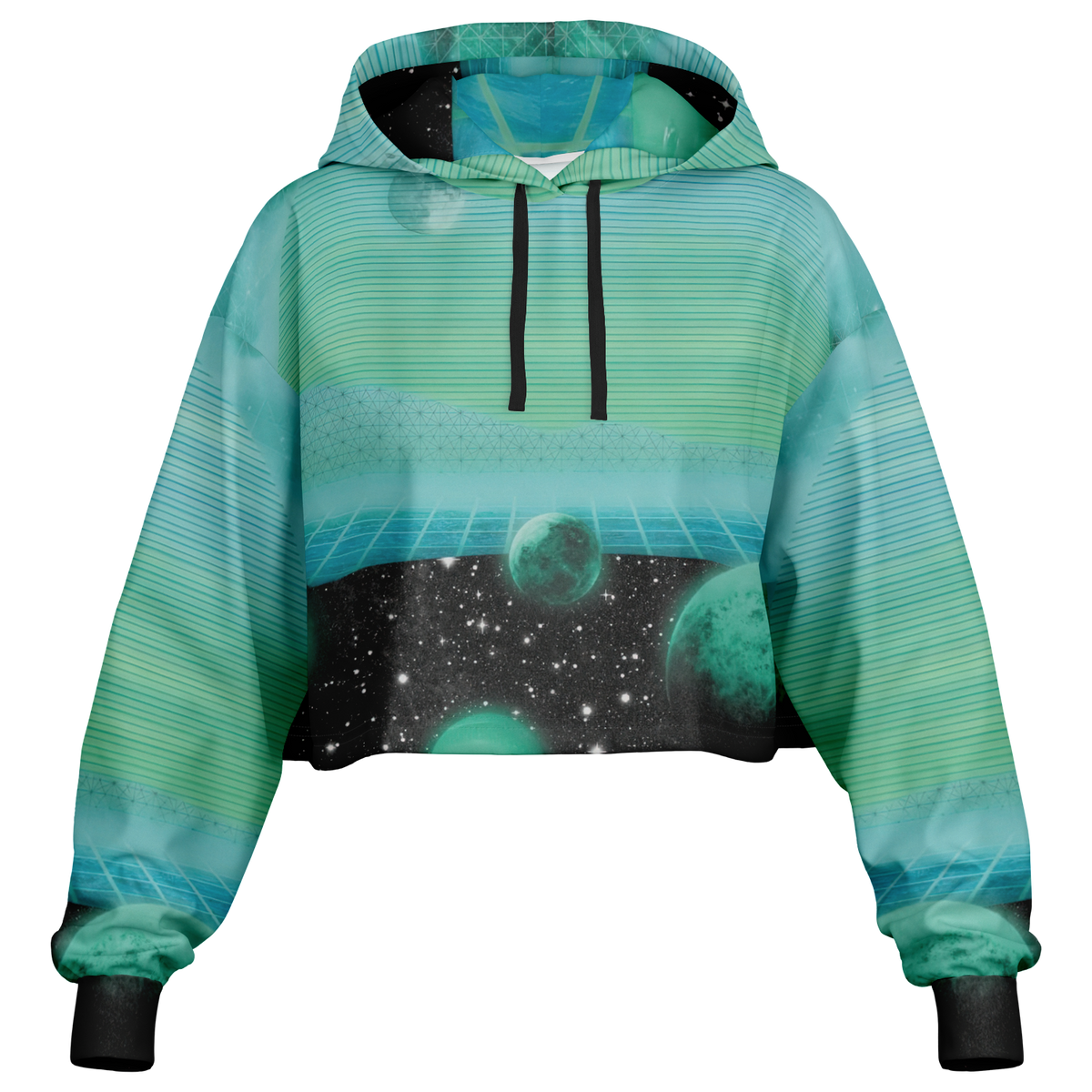 The Merge Cropped Hoodie
