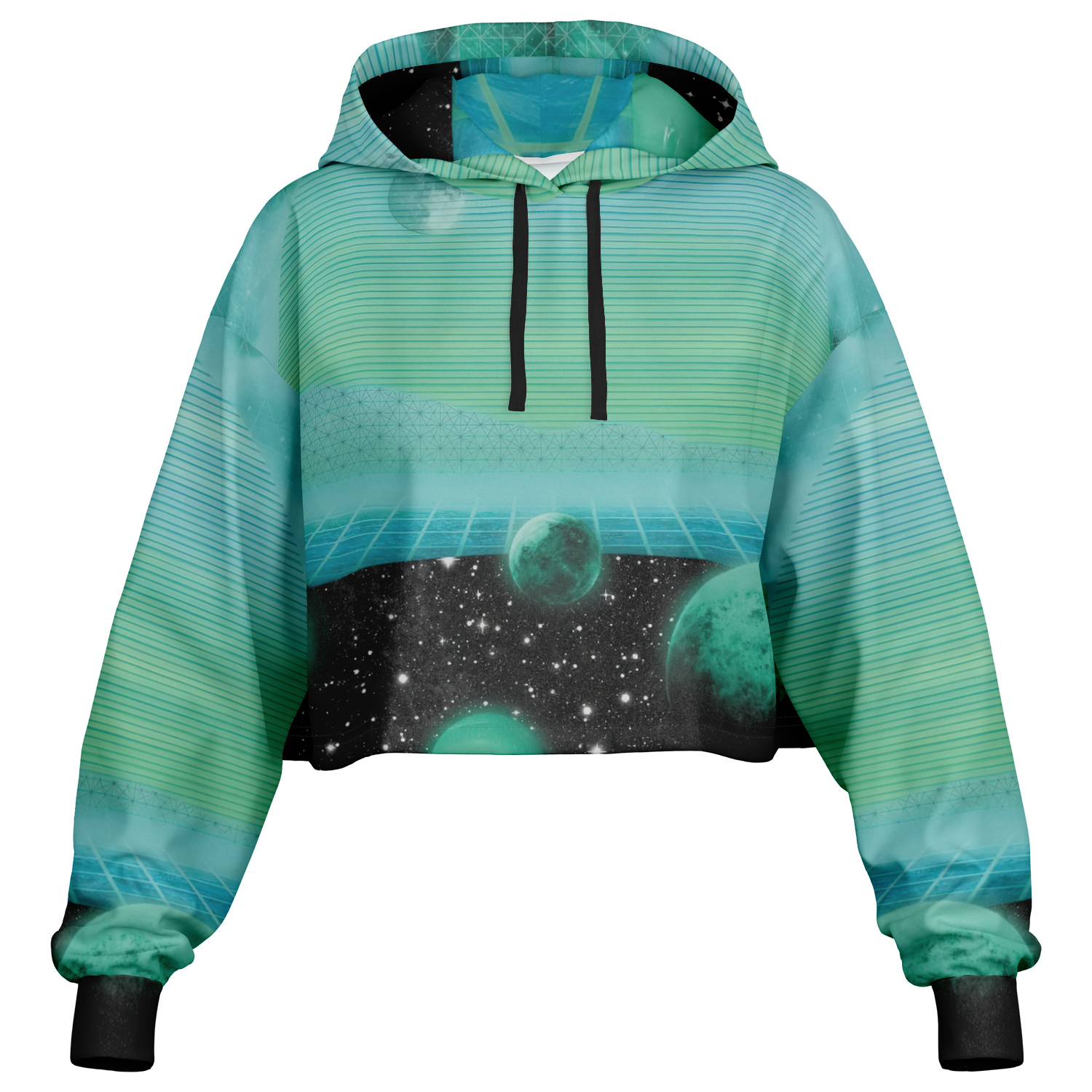 The Merge Cropped Hoodie