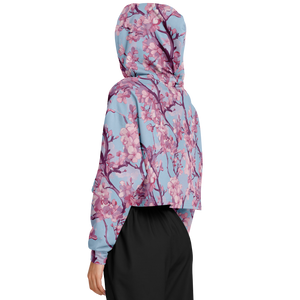 Cherry Blossom Cropped Hoodie
