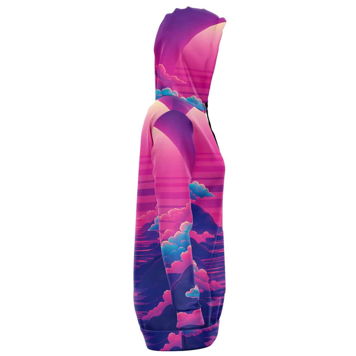 Duskwave Hoodie Dress
