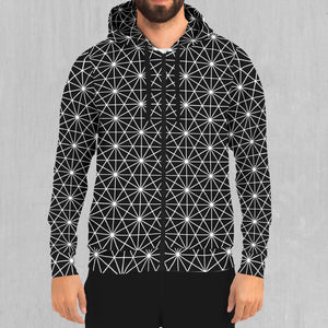 Star Net Zip-Up Hoodie (Size XS)