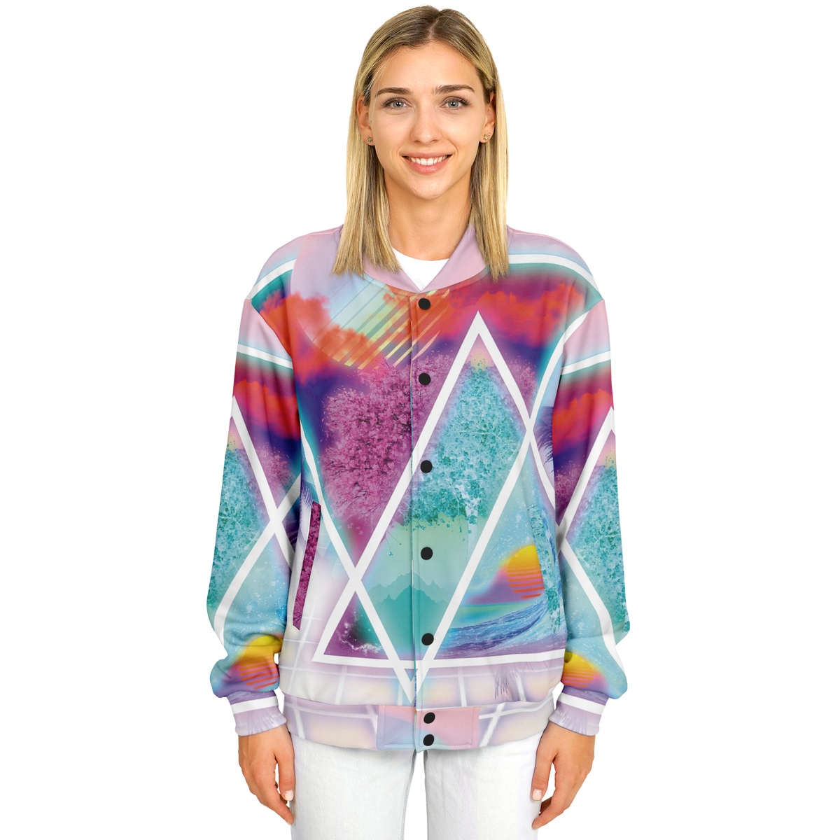 Dimensions Collide Varsity Jacket