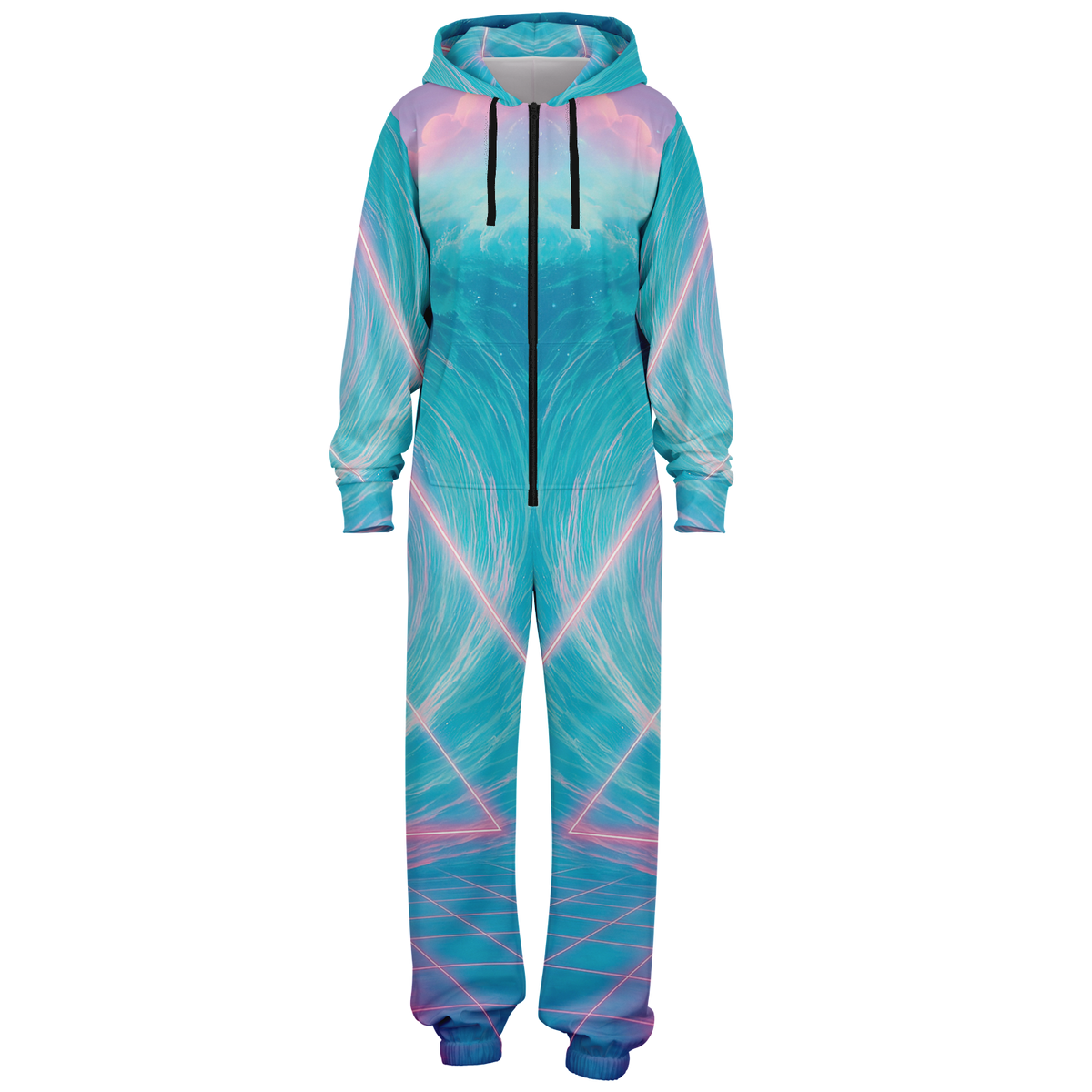 Grid Tide Jumpsuit