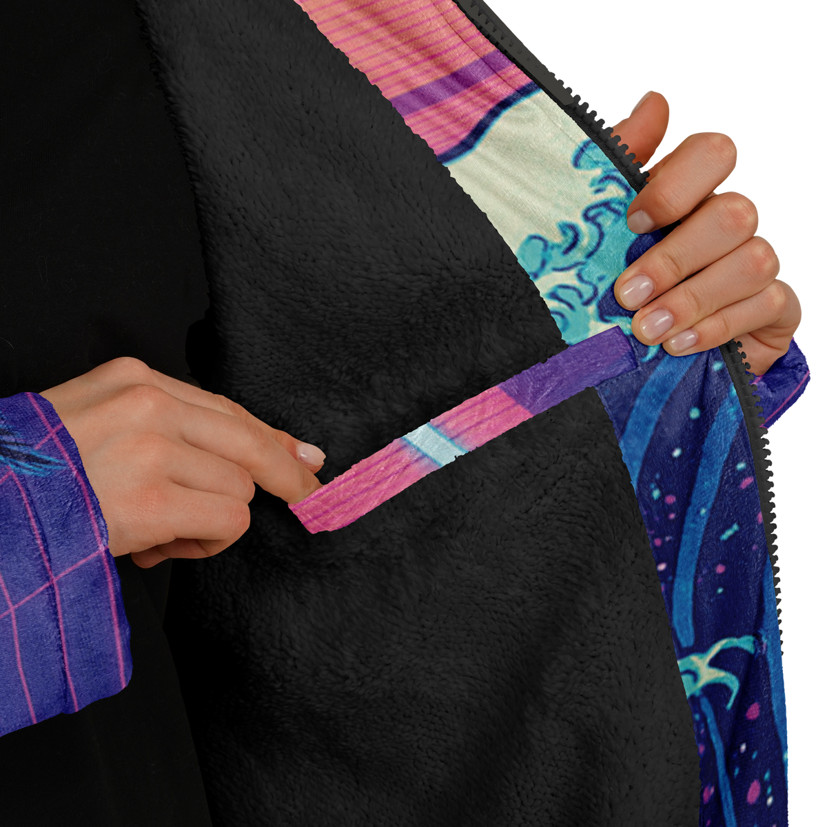 Neonami Zip Up Cloak