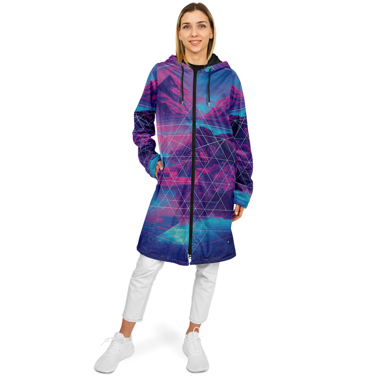 Liminal Zip Up Cloak