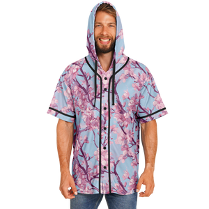 Cherry Blossom Hooded Jersey