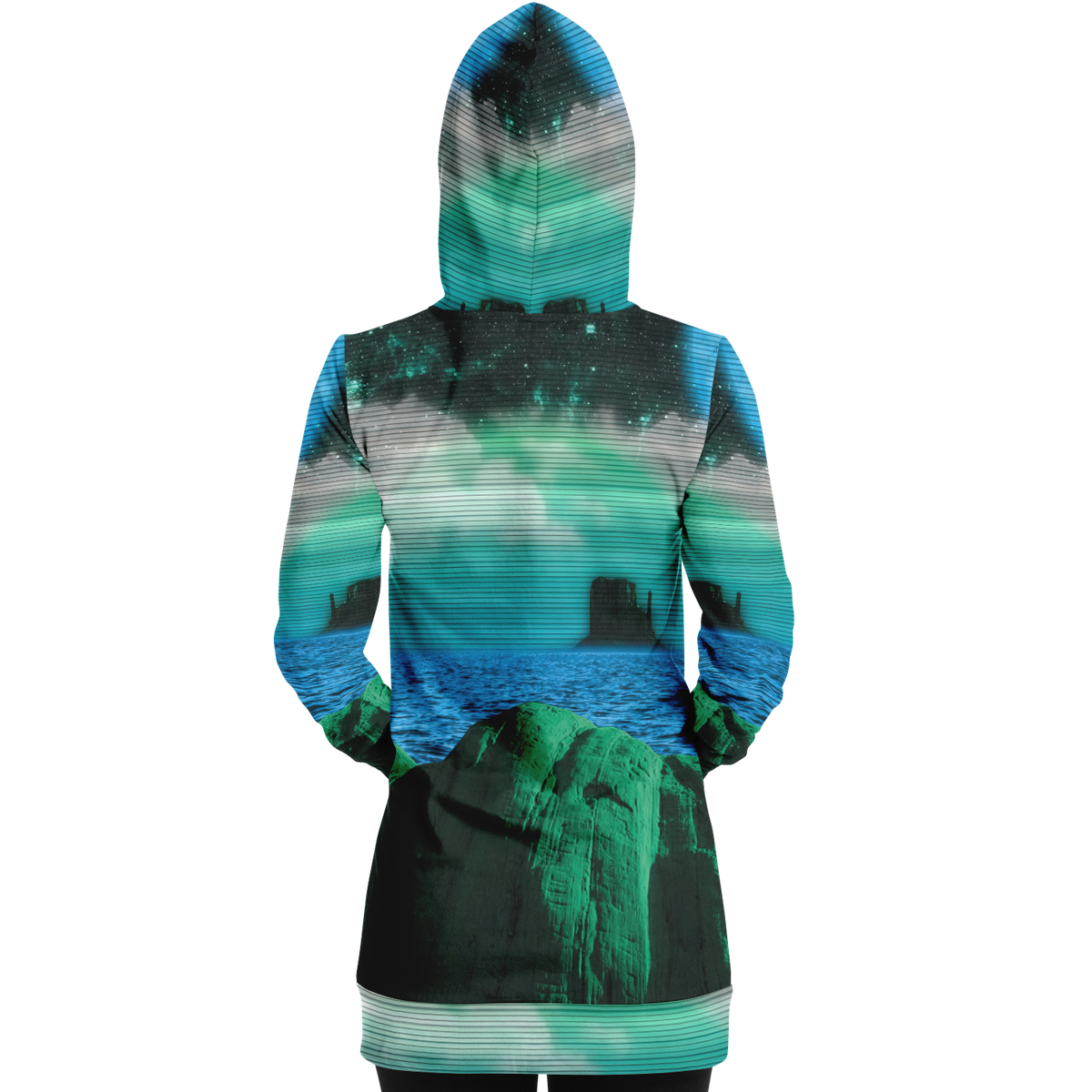 Emerald Canyon Hoodie Dress