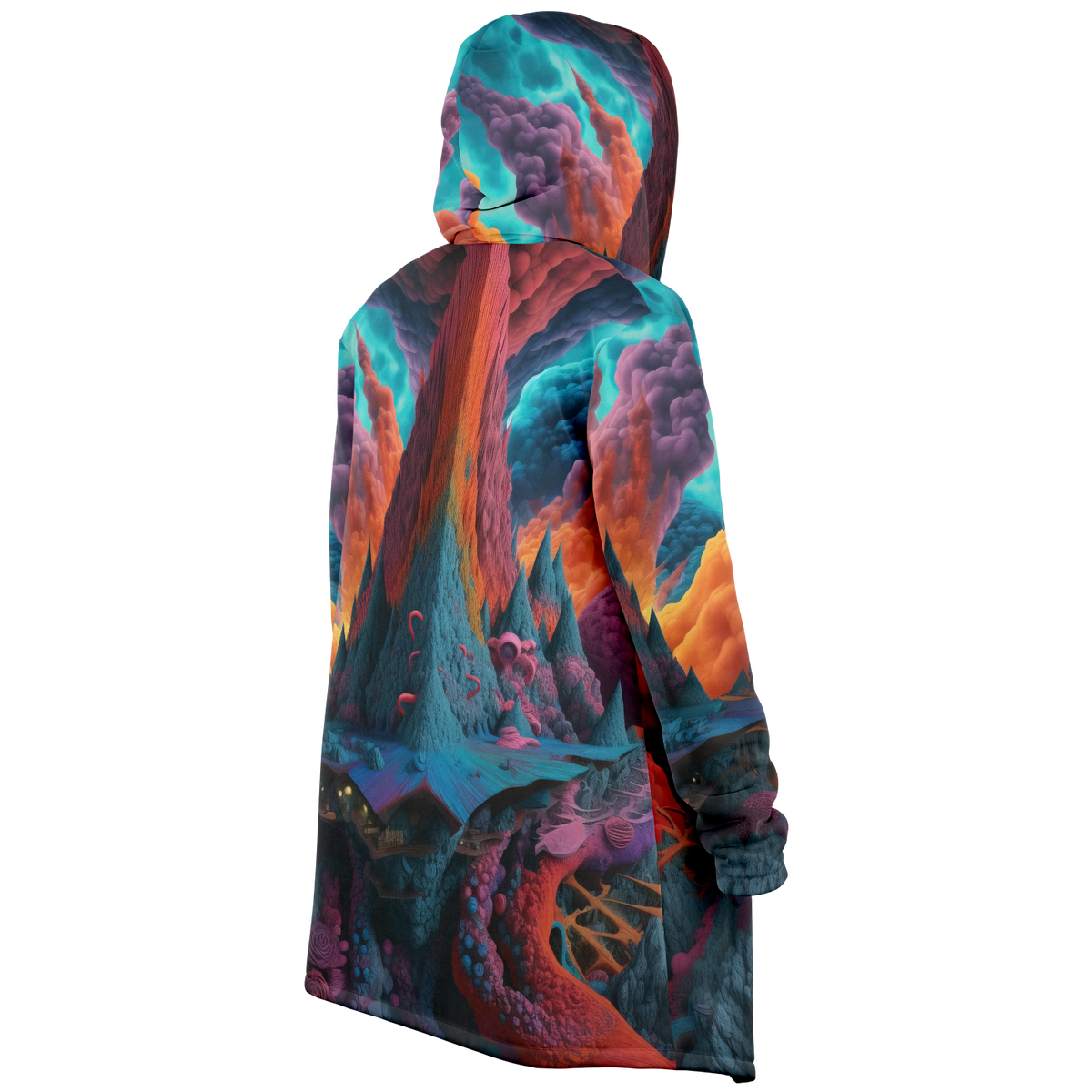 Surreal Summit Cloak (Black Fur)