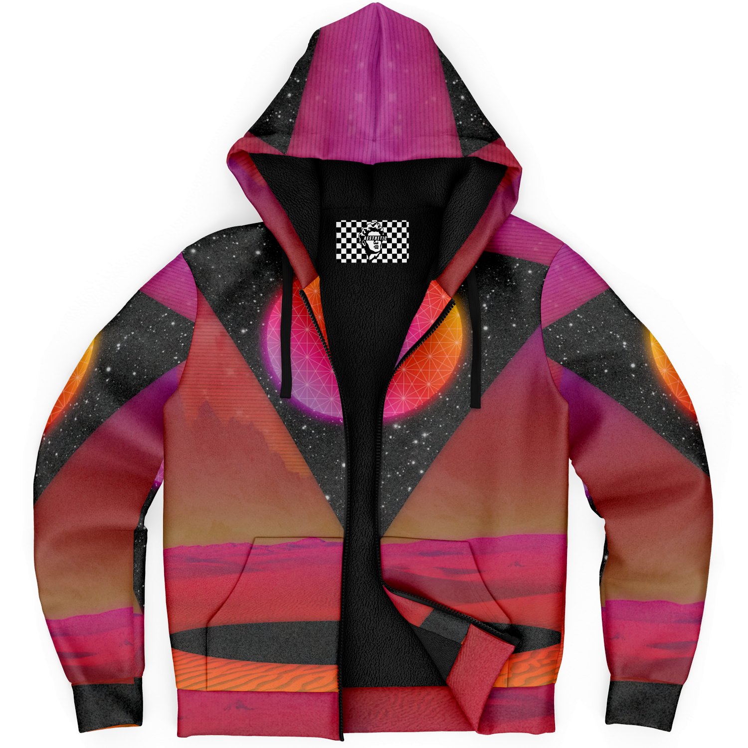 Desert Continuum Sherpa Hoodie