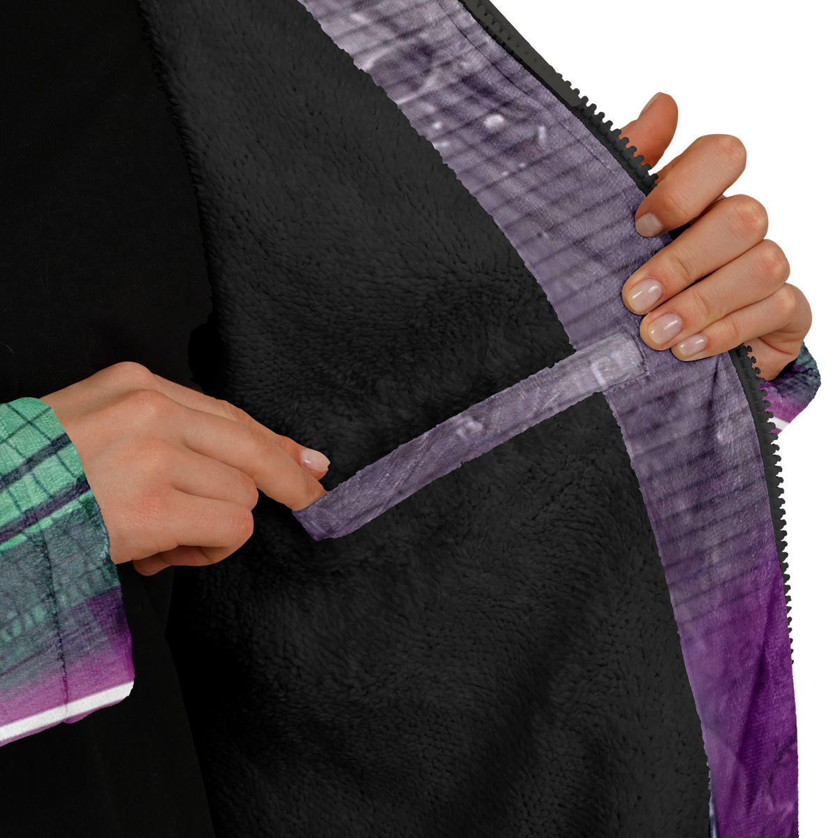 City of Radiance Zip Up Cloak