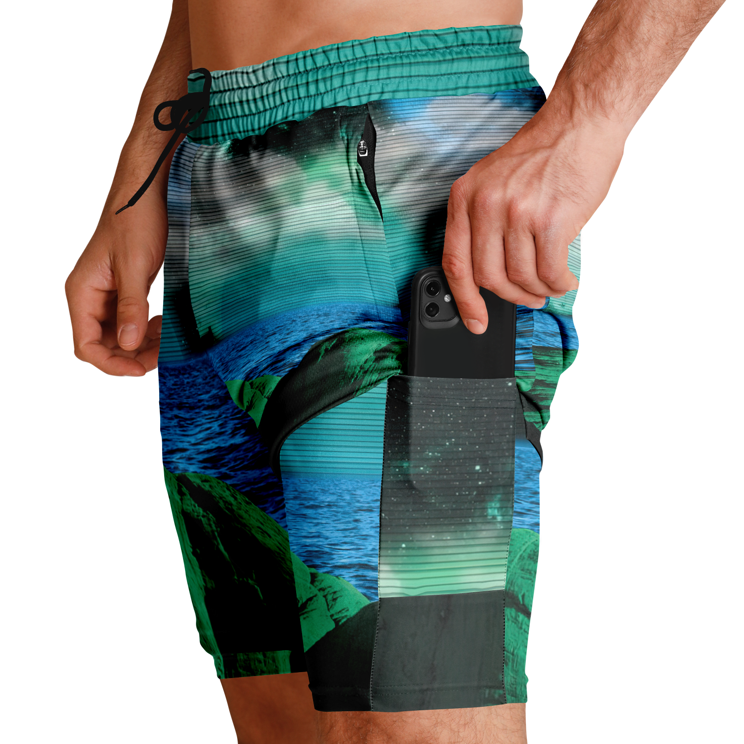 Emerald Canyon Men's 2 in 1 Shorts