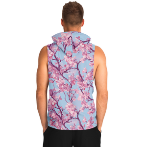 Cherry Blossom Sleeveless Hoodie